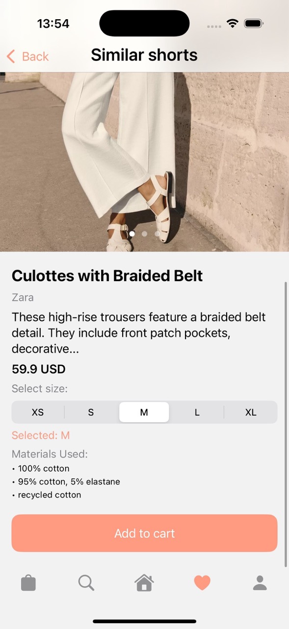 ScoutFit shopping cart and checkout